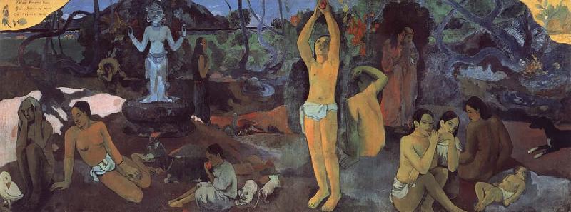 Paul Gauguin D ou venous-nous Sweden oil painting art